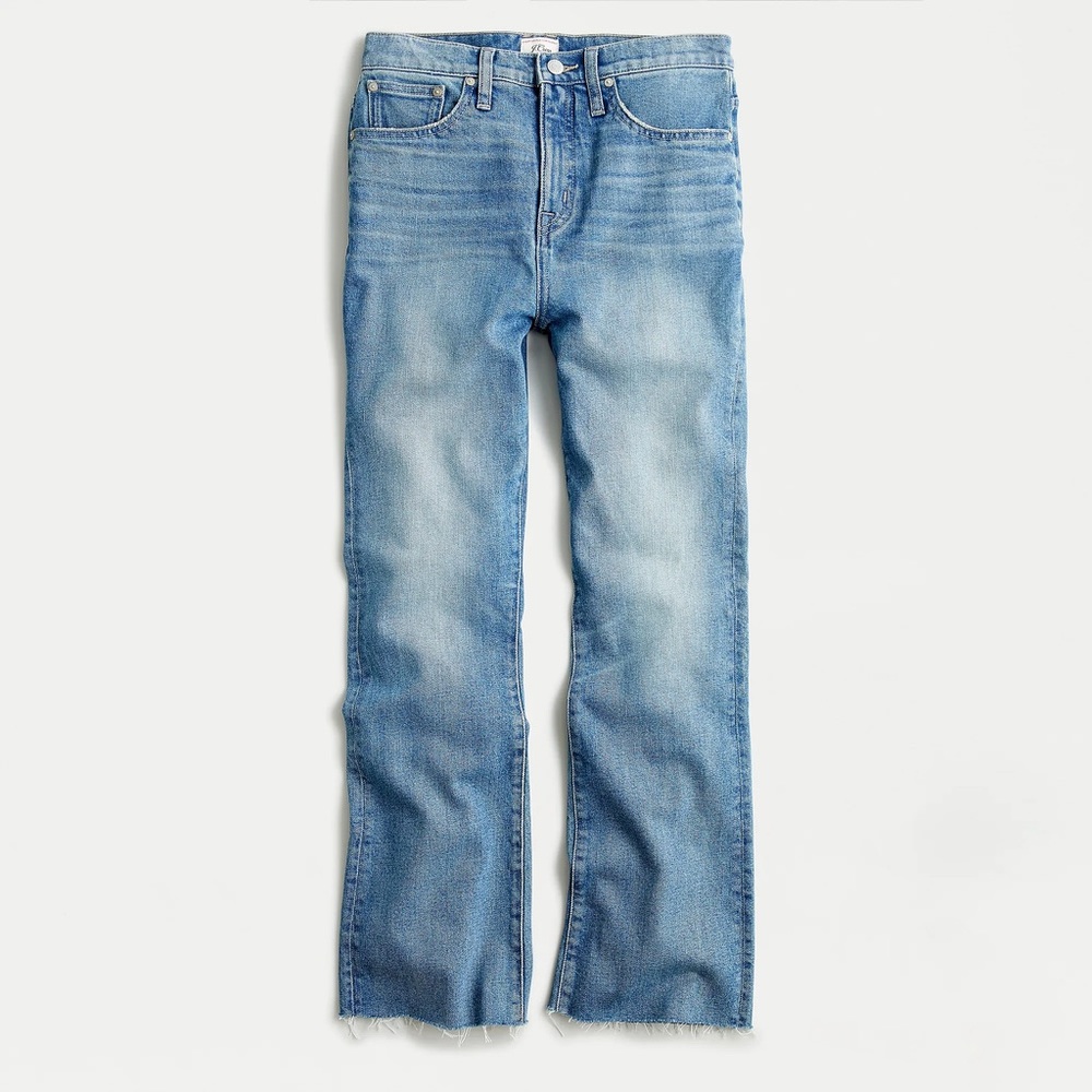 J.Crew Point Sur kickout crop jean in Faded Blue wash Size 29